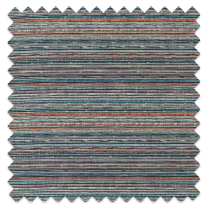 Swatch of Nuka Mandarin/Teal/Aqua