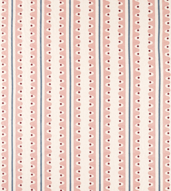 Oakham Embroidery Dusk Pink Fabric by Scion