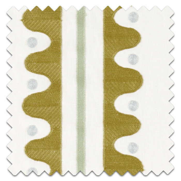 Swatch of Oakham Embroidery Wheat