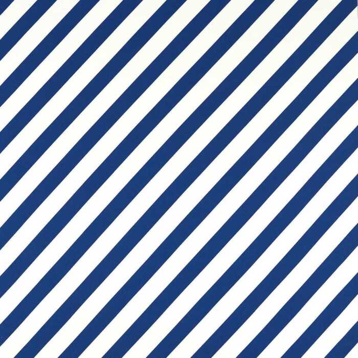 Paper Straw Stripe Lapis Fabric by Harlequin