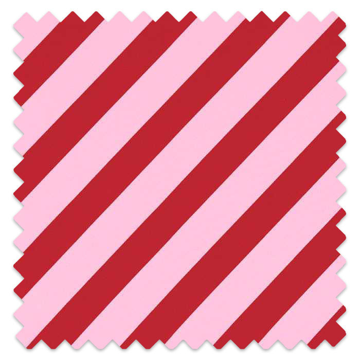 Swatch of Paper Straw Stripe Ruby/Rose