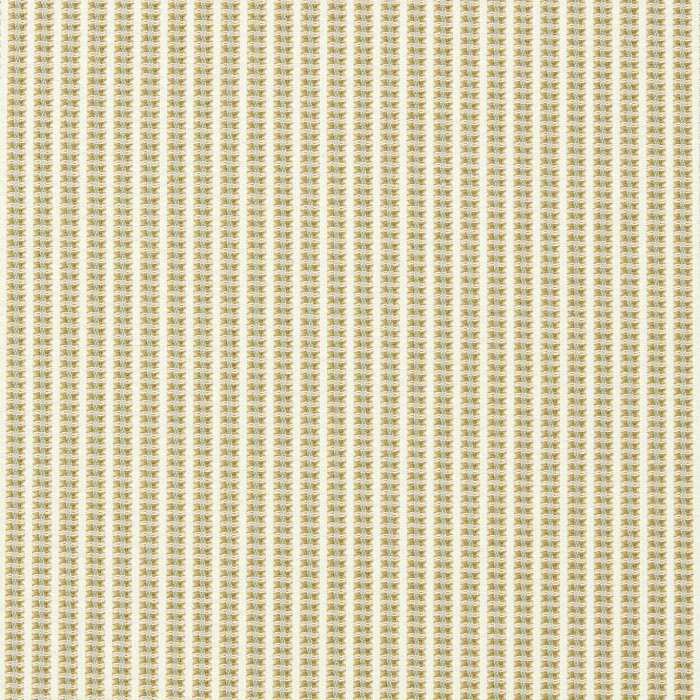 Pepita Stripe Taupe/Mint Fabric by Harlequin