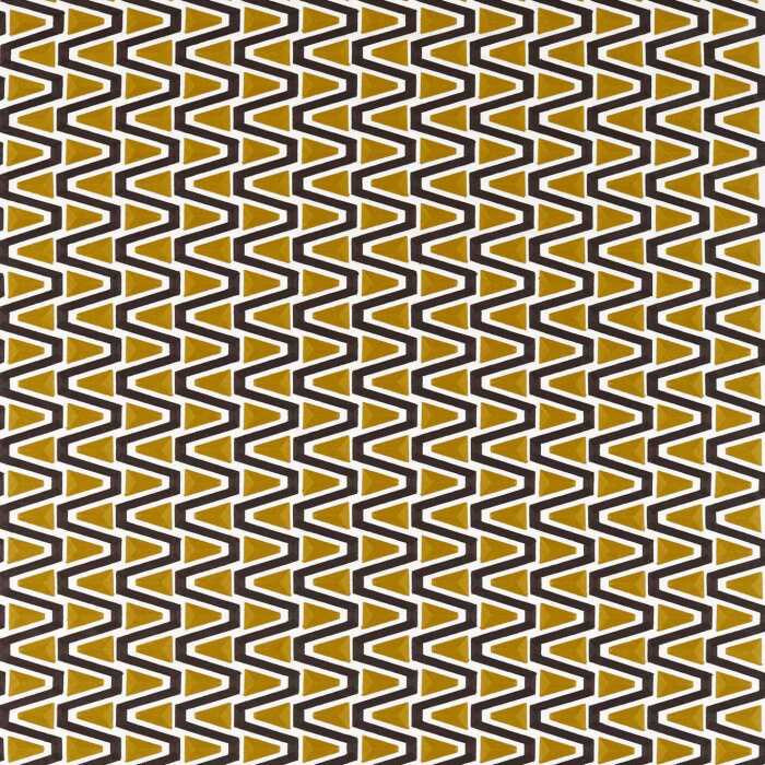 Perception Dijon/Black Earth/New Beginnings Fabric by Harlequin