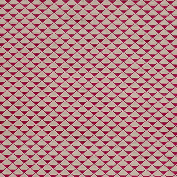 Petrova Azalea/Mushroom Fabric by Harlequin