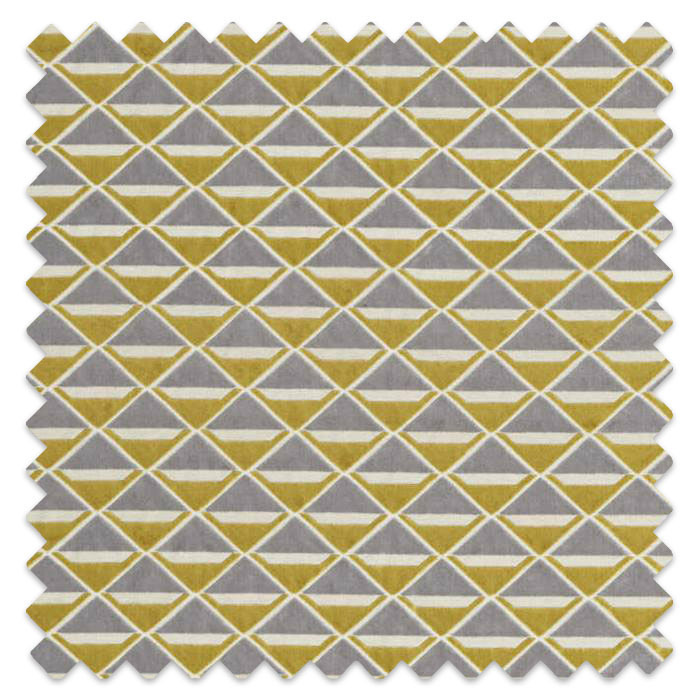 Swatch of Petrova Citrus/Graphite