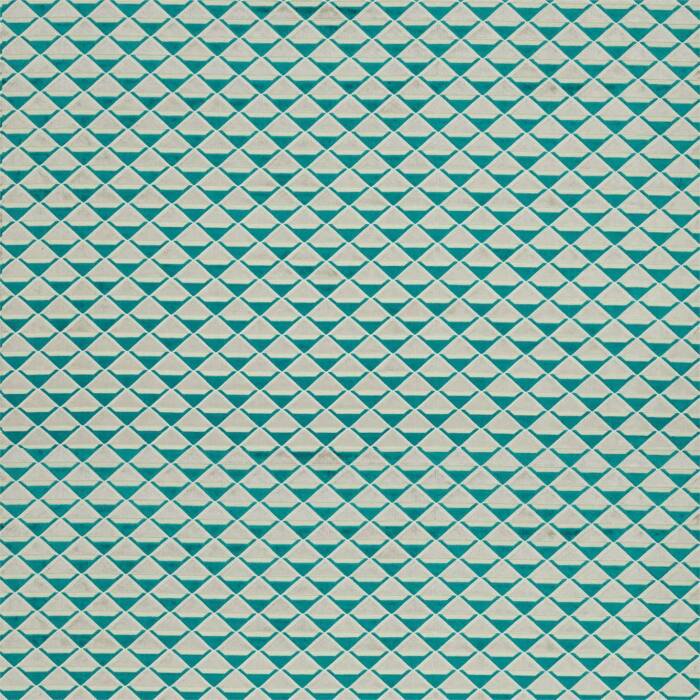 Petrova Kingfisher/Bronze Fabric by Harlequin