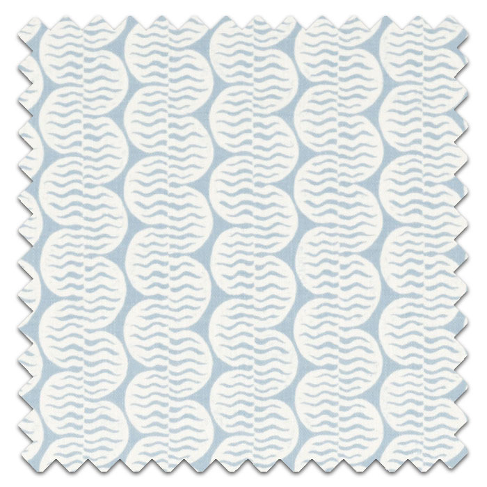 Swatch of Raft Stripe Print Coast Blue
