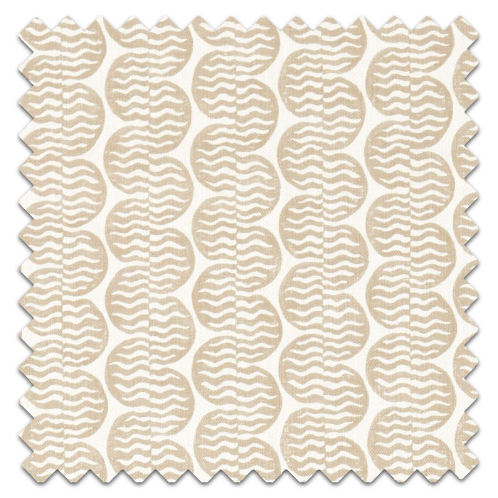 Swatch of Raft Stripe Print Mushroom