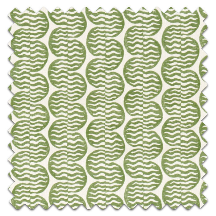 Swatch of Raft Stripe Print Pine