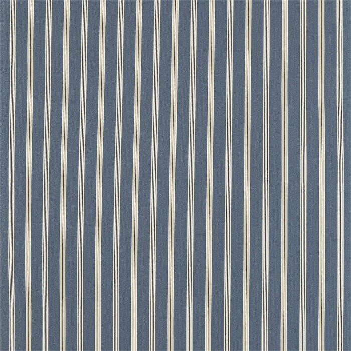 Brecon Indigo/Biscuit Fabric by Sanderson