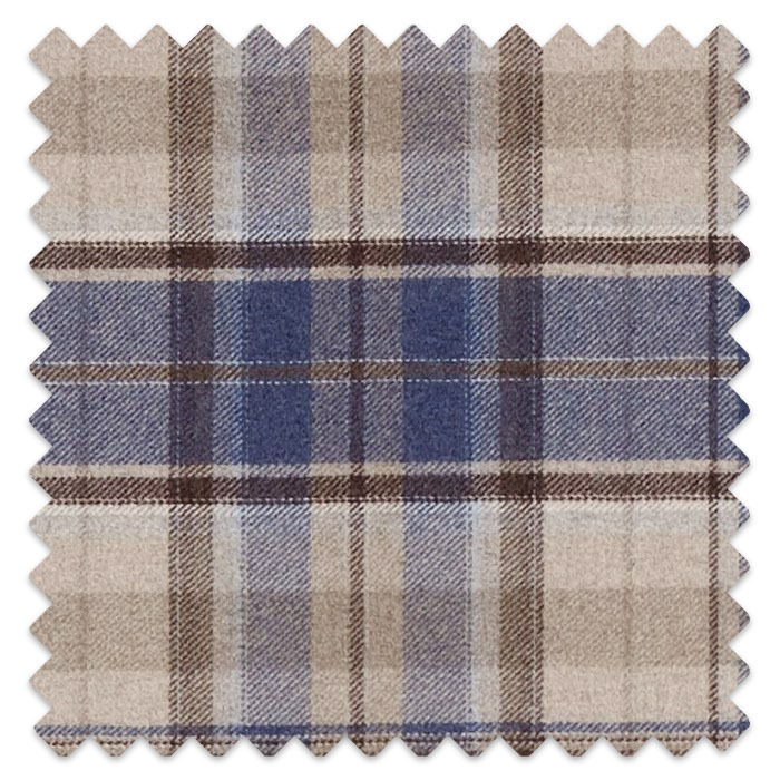 Swatch of Byron Indigo/Stone