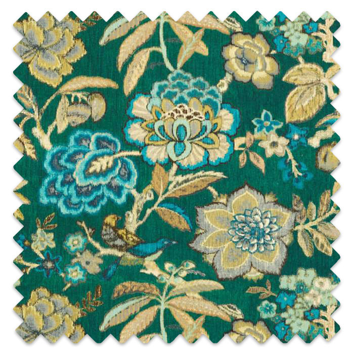 Swatch of Indra Flower Emerald