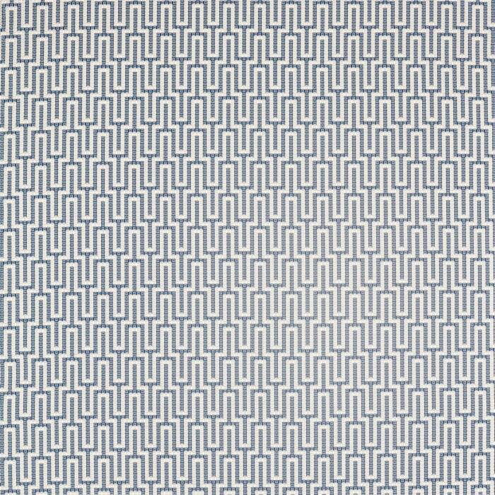 Linnean Indigo Fabric by Sanderson