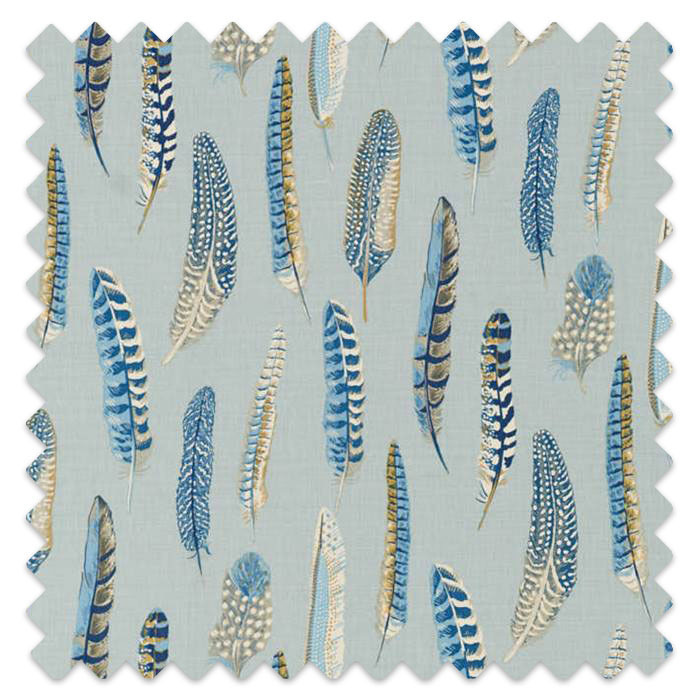 Swatch of Lismore Indigo/Silver