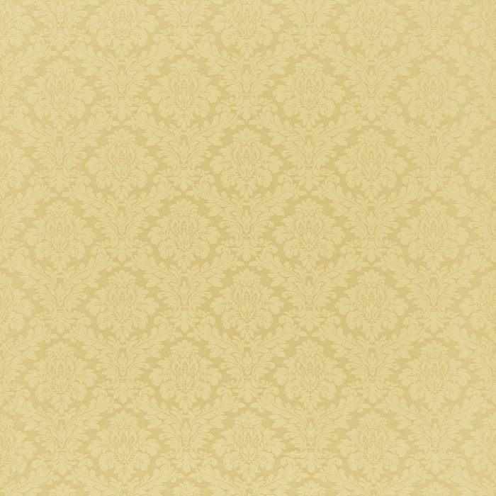 Lymington Damask Gold Fabric by Sanderson