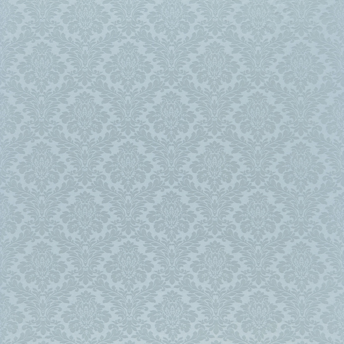 Lymington Damask Sky Blue Fabric by Sanderson