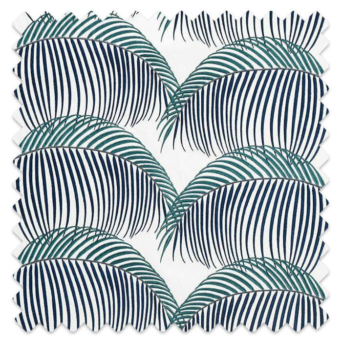 Swatch of Manila Embroidery Indigo