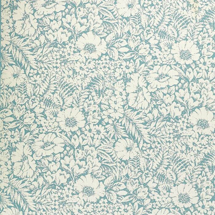 Meadow Fields High Sea Fabric by Sanderson