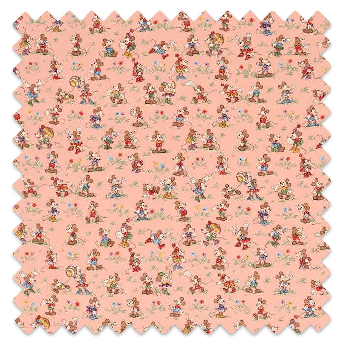 Swatch of Mickey & Minnie Blancmange