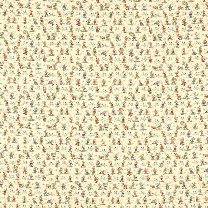 Mickey & Minnie Rhubarb And Custard Fabric by Sanderson