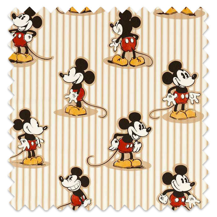 Swatch of Mickey Stripe Peanut