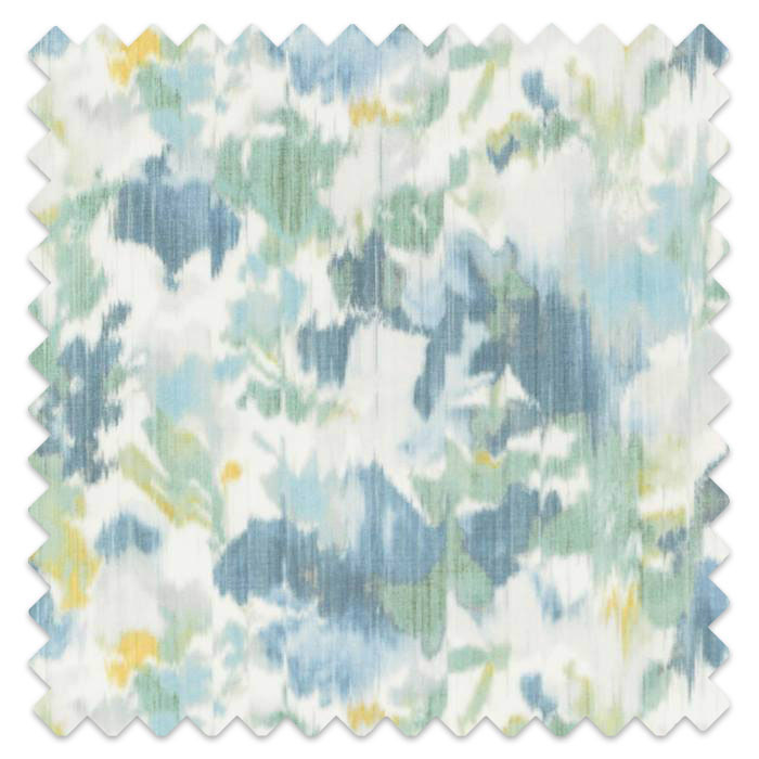 Swatch of Poets Garden Teal/Indigo