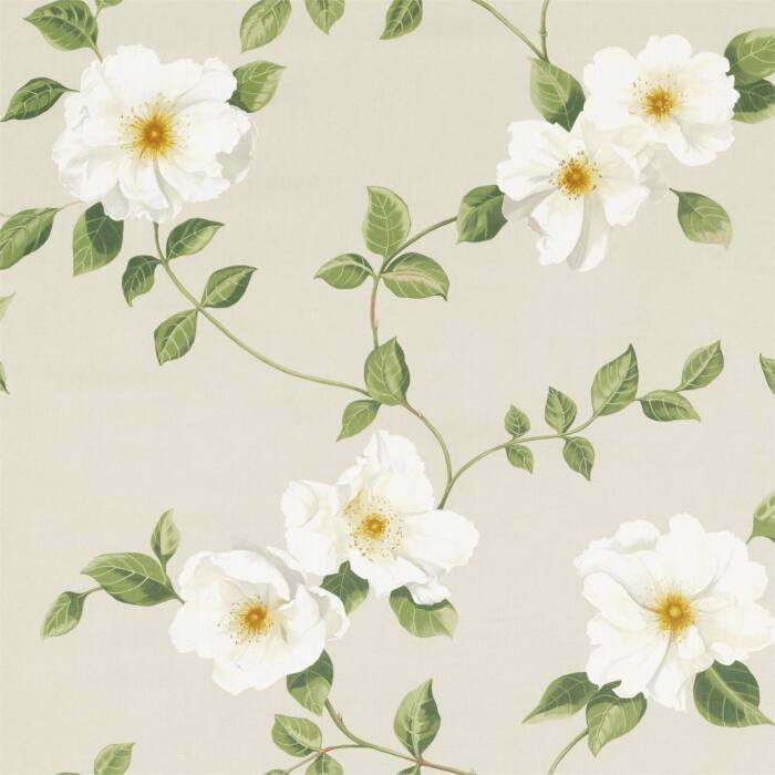 Poets Rose Linen Fabric by Sanderson
