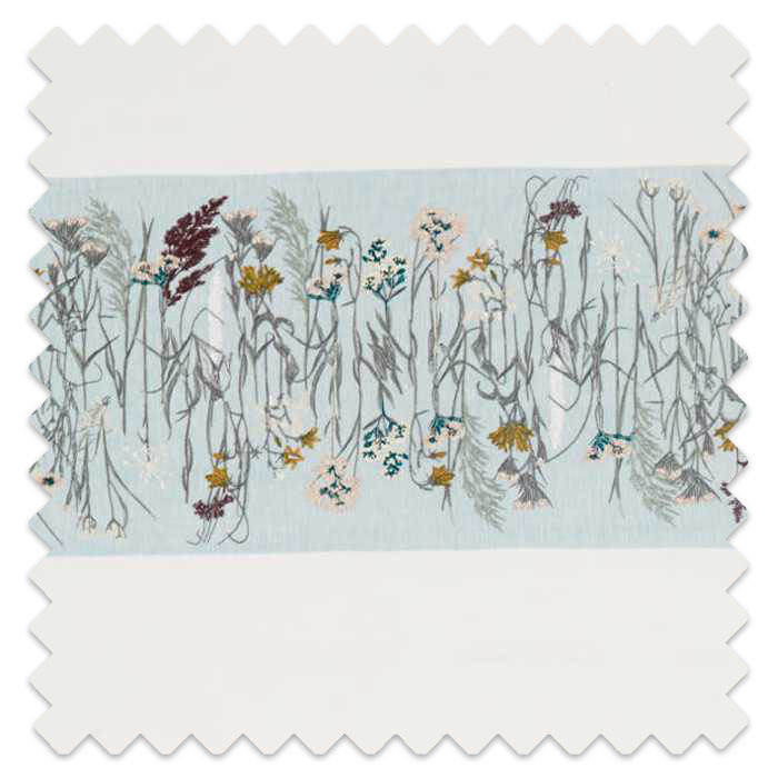 Swatch of Pressed Flowers Mist/Shell