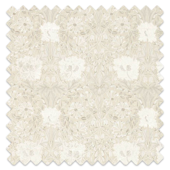 Swatch of Pure Honeysuckle & Tulip Embroidery Linen