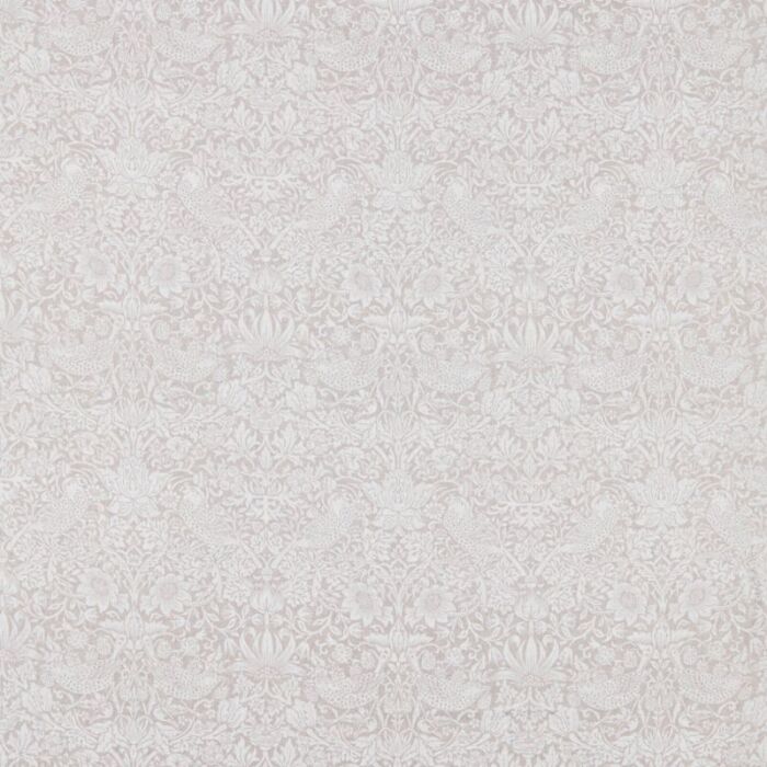 Pure Strawberry Thief Dove Fabric by Morris & Co