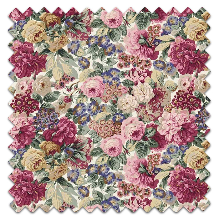 Swatch of Rose And Peony Red