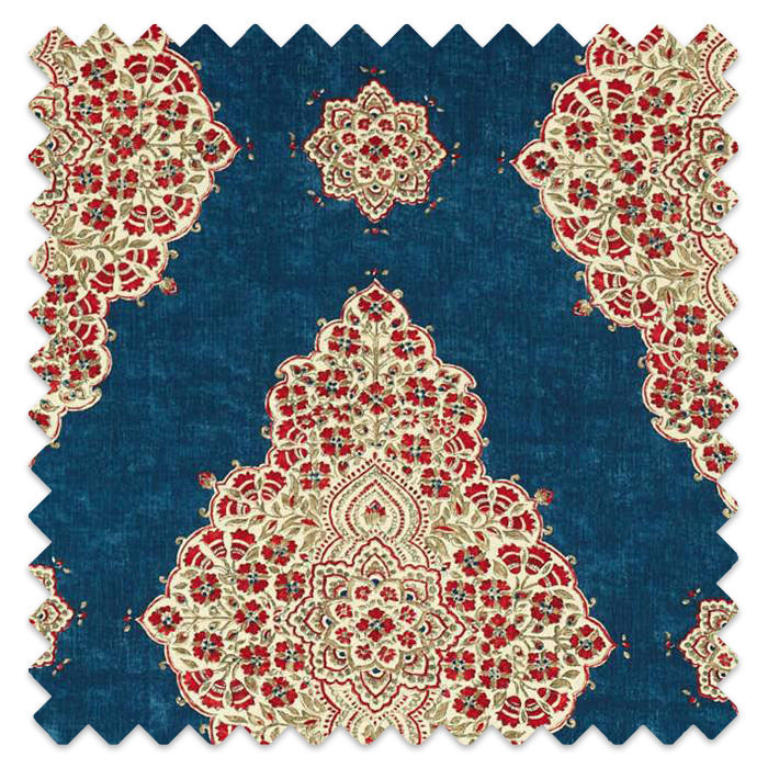 Swatch of Siam Diamond Cobalt/Flame