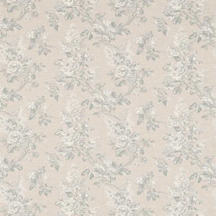 Sorilla Damask Eggshell/Linen Fabric by Sanderson