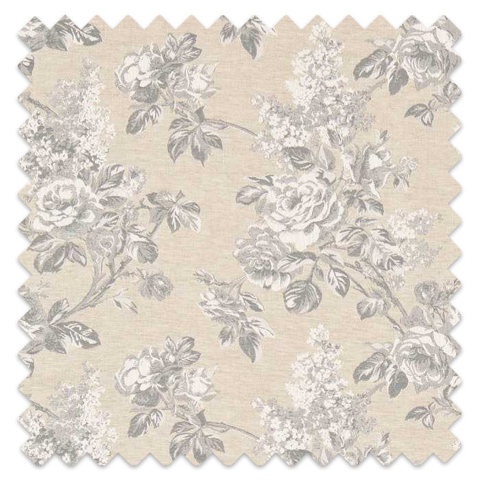 Swatch of Sorilla Damask Silver/Linen
