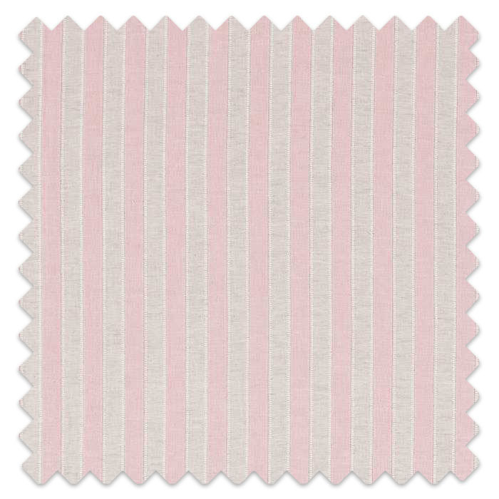 Swatch of Sorilla Stripe Shell Pink Linen
