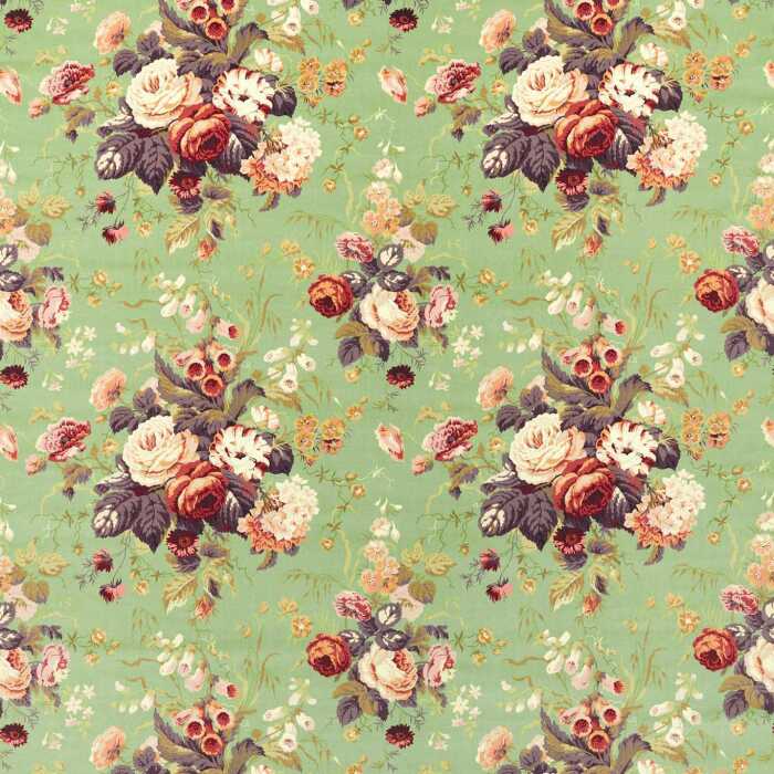 Stapleton Park Squirrel/Olive Fabric by Sanderson