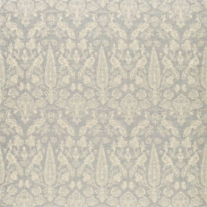 Tamizart Slate/Blush Fabric by Sanderson