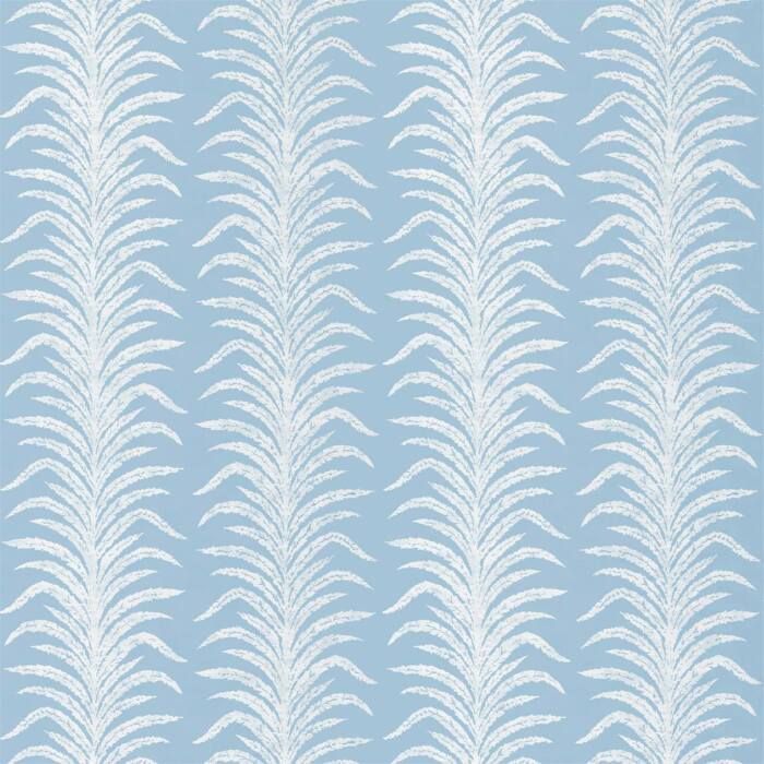 Tree Fern Weave Crusoe Blue Fabric by Sanderson