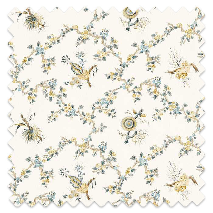 Swatch of Trelliage Chamomile/Chalk