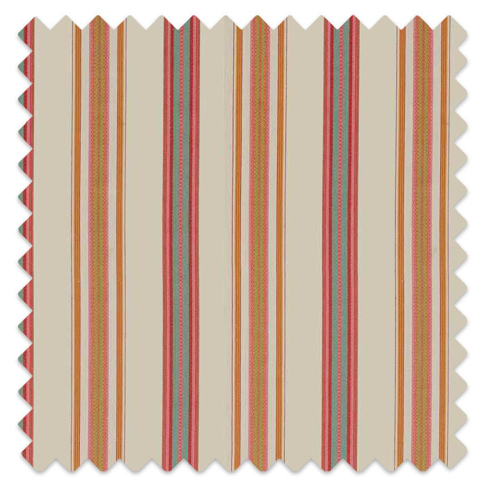 Swatch of Valley Stripe Rowan Berry/Cream