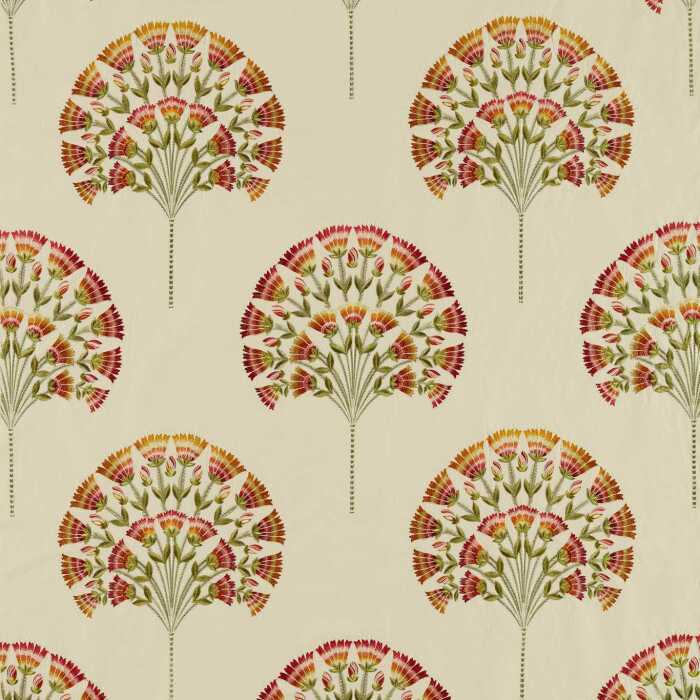 Wild Tulip Amber/Cream Fabric by Sanderson