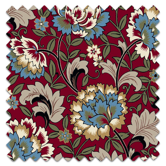 Swatch of Rosetti Claret