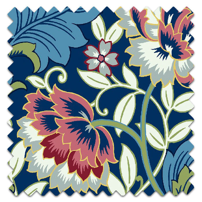 Swatch of Rosetti Thistle Blue