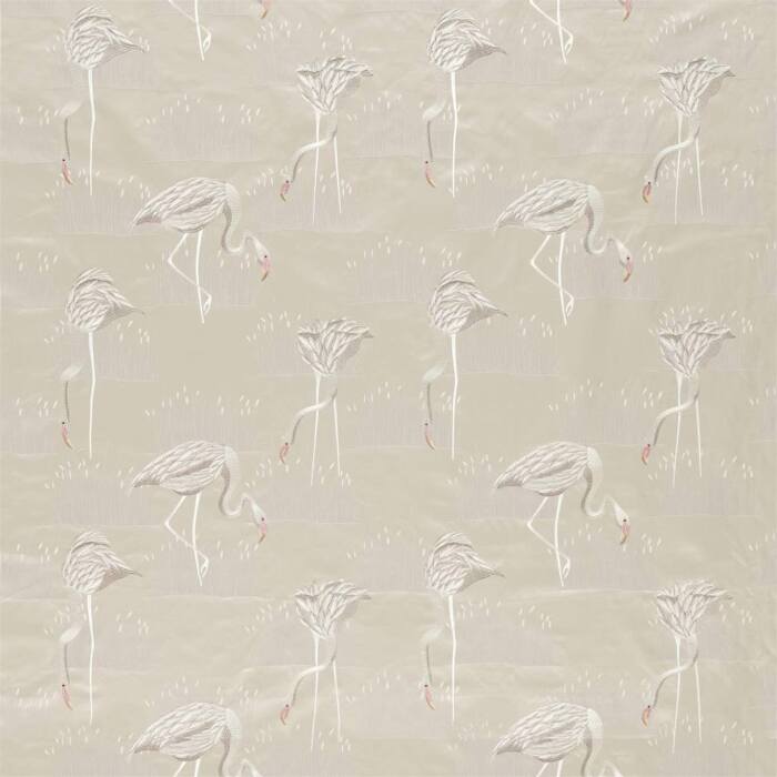 Salinas Linen/Silver Fabric by Harlequin