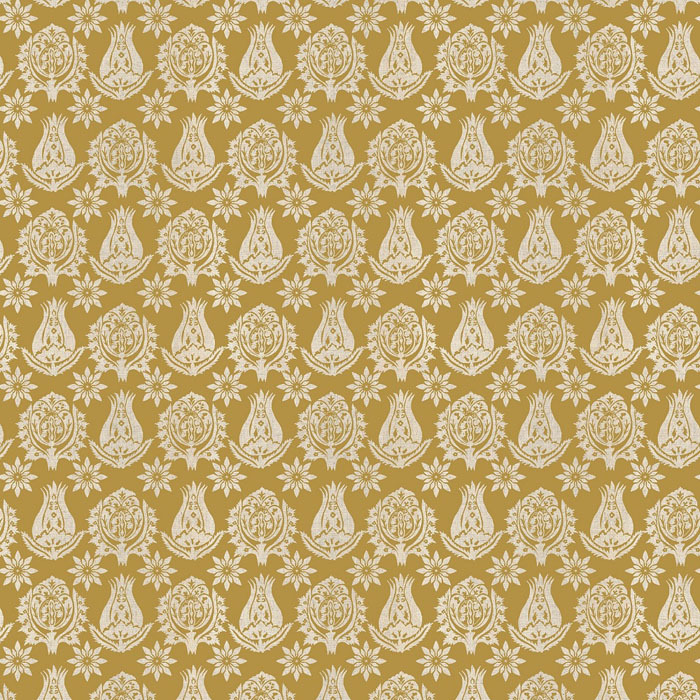 Serena Ochre Fabric by Chess