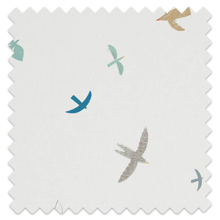 Swatch of Skies Above Duck Egg/Linen