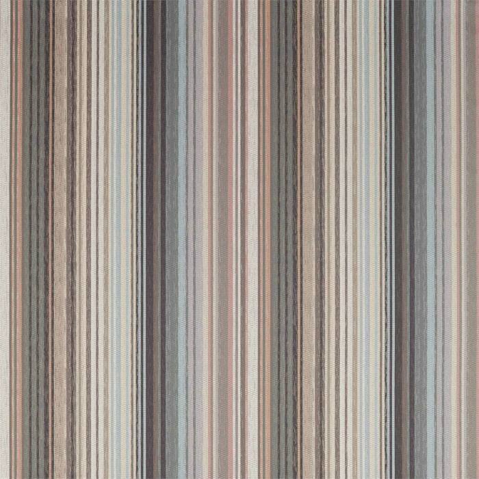 Spectro Stripe Steel/Blush/Sky Fabric by Harlequin