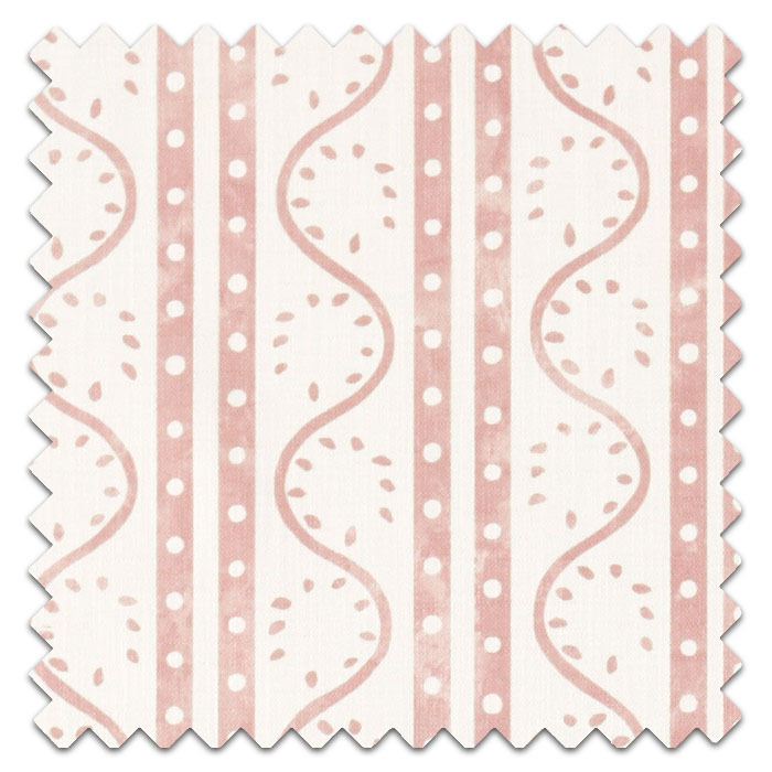 Swatch of Split Pea Print Dusk Pink