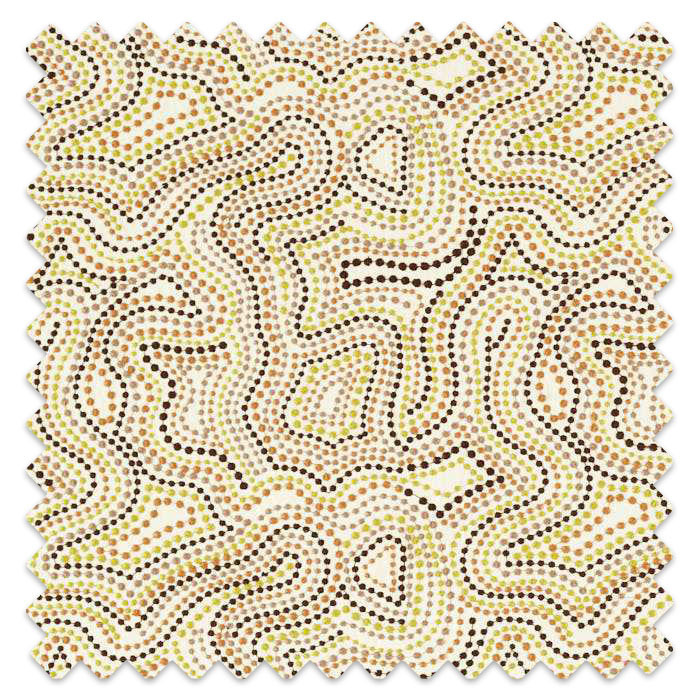 Swatch of Sunstone Positano/Chocolate/Pistachio