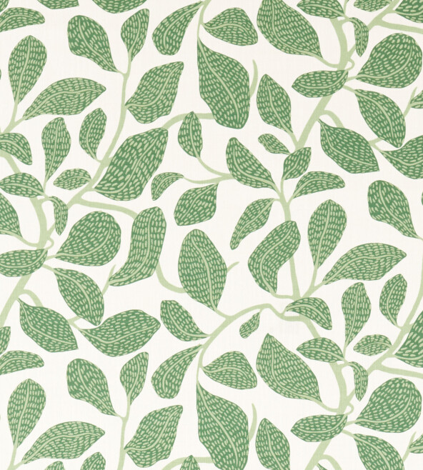 Sweet Bay Print Forest Fabric by Scion